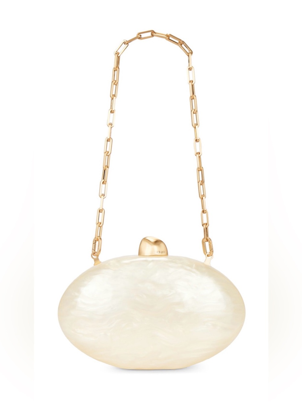 NEW Cult Gaia Eviana Clutch in Ivory